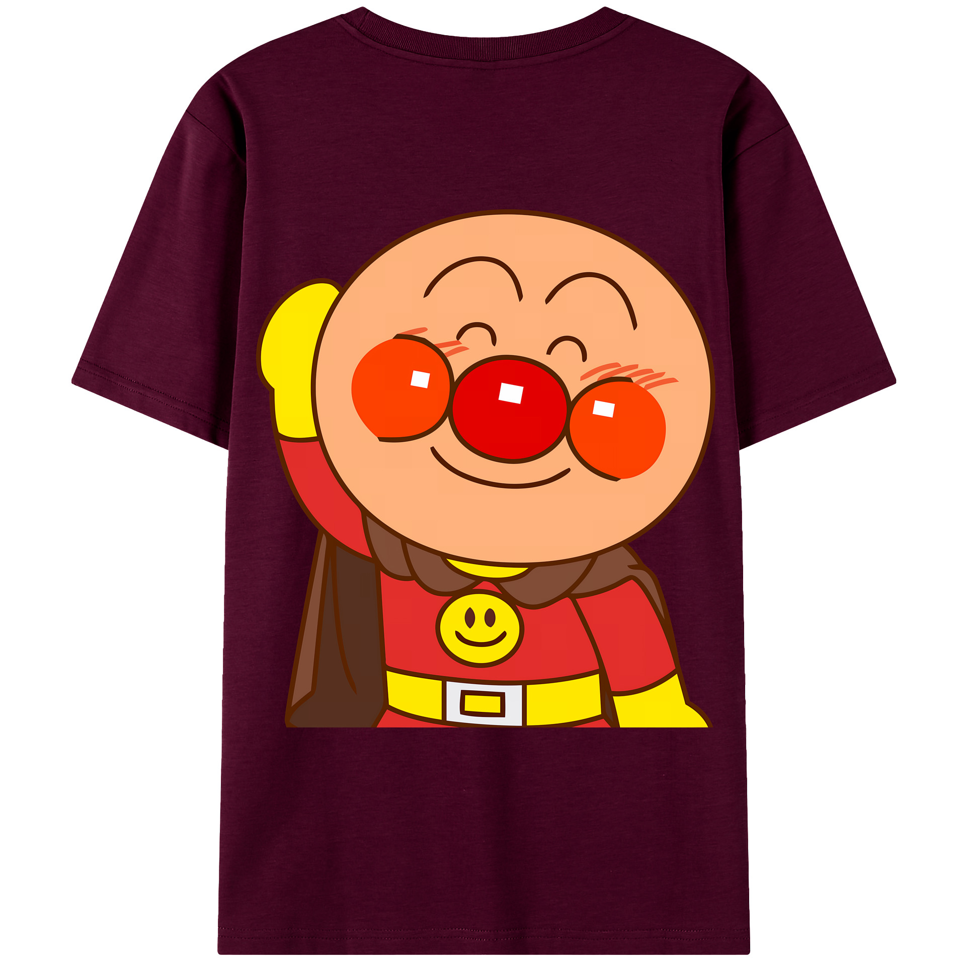 （画像用） アンパンマン Anpanman レディース半袖Tシャツ(バックプリント)